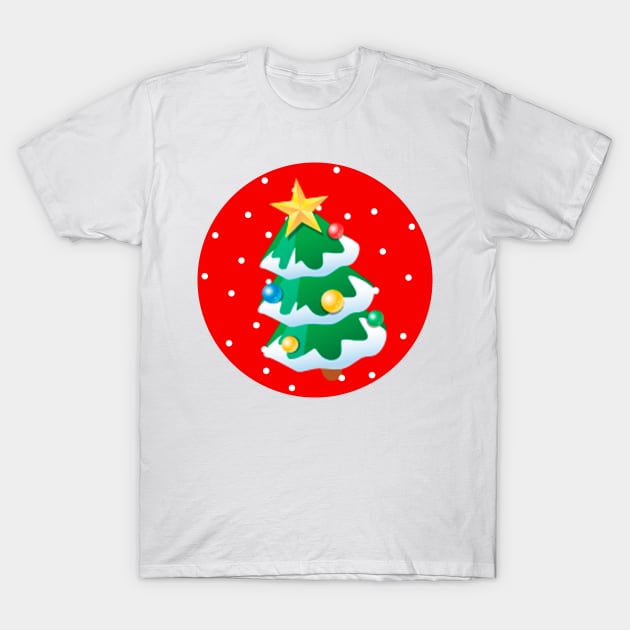 Christmas Tree T-Shirt by MadDesigner